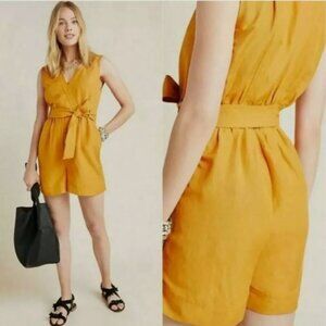 Maeve orange romper